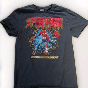Marvel Spider-Man Spidey-Sense T-Shirt Men's Small Black